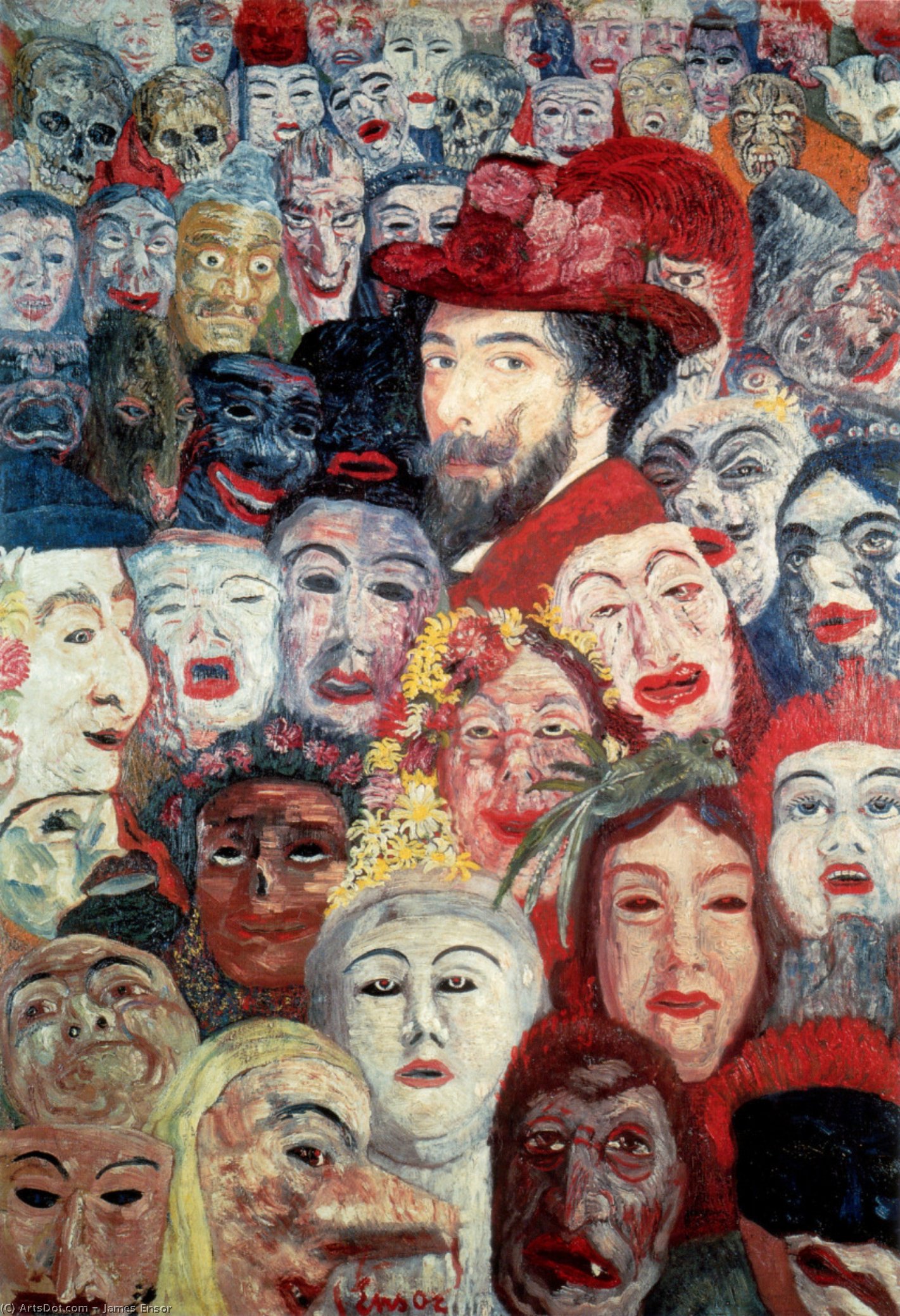 Ensor With Masks — James Ensor