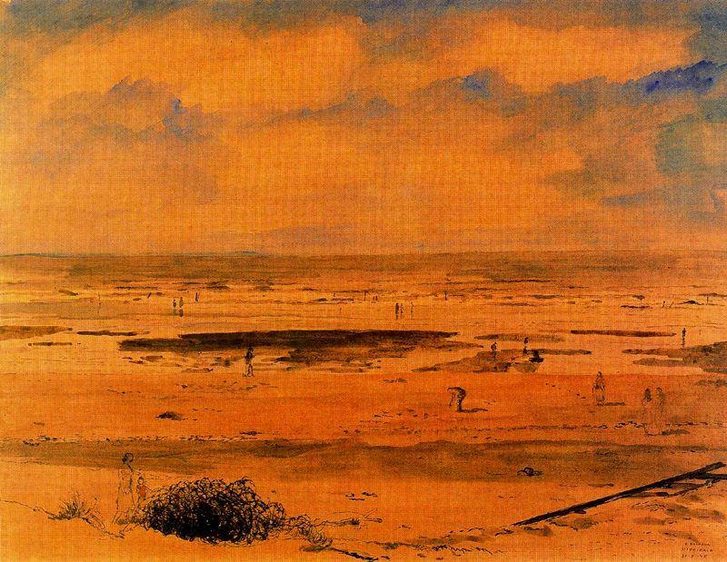 The Beach At St. Idesbald — Paul Delvaux