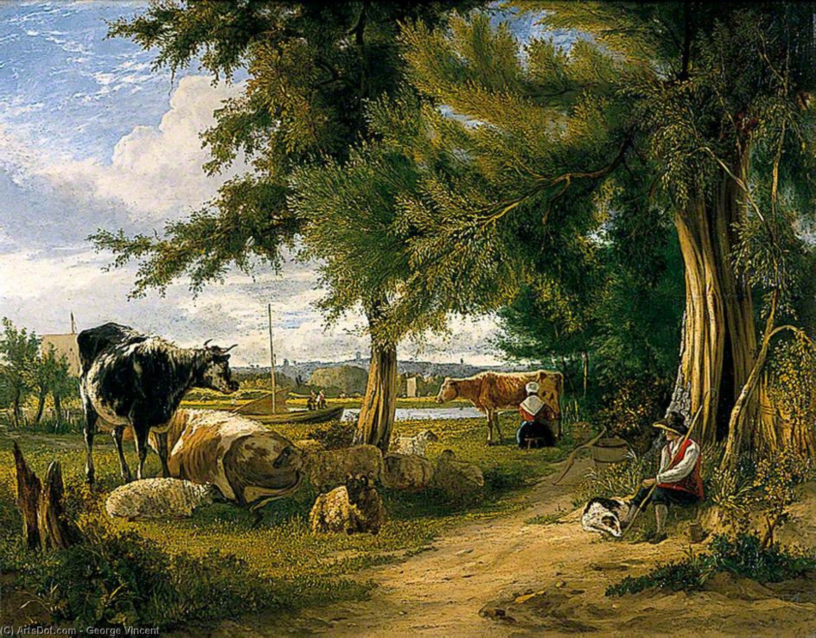 Pastoral Scene — George Vincent