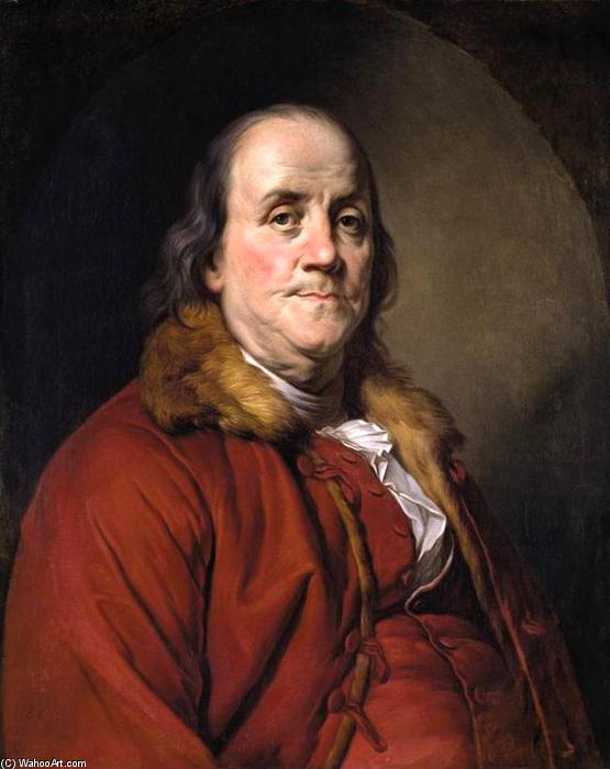 Portrait Of Benjamin Franklin — Joseph Siffred Duplessis