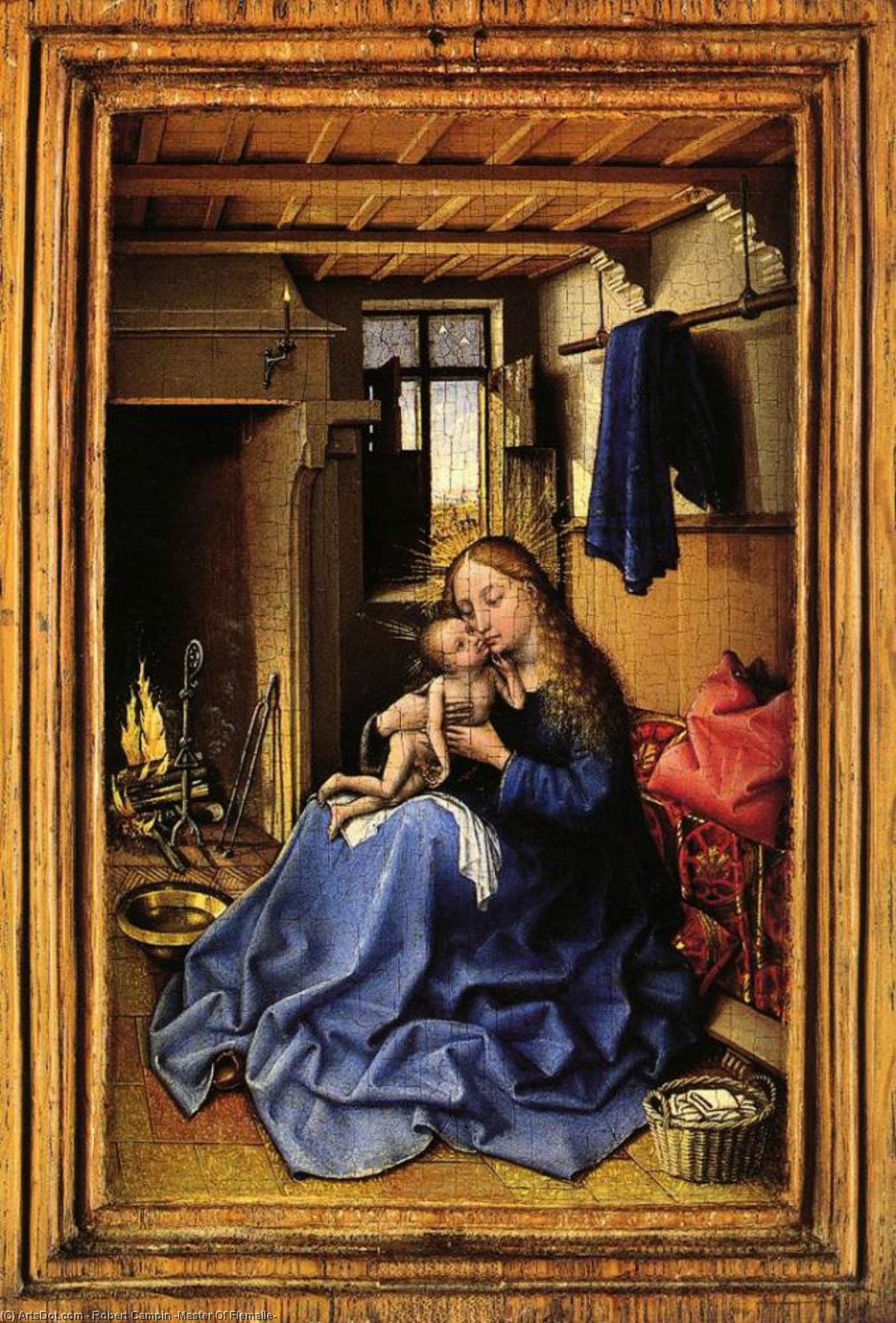 Virgin And Child In An Interior — Robert Campin (master Of Flemalle)