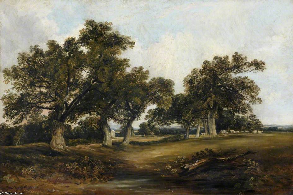 Landscape With Oak Trees — Horatio Mcculloch
