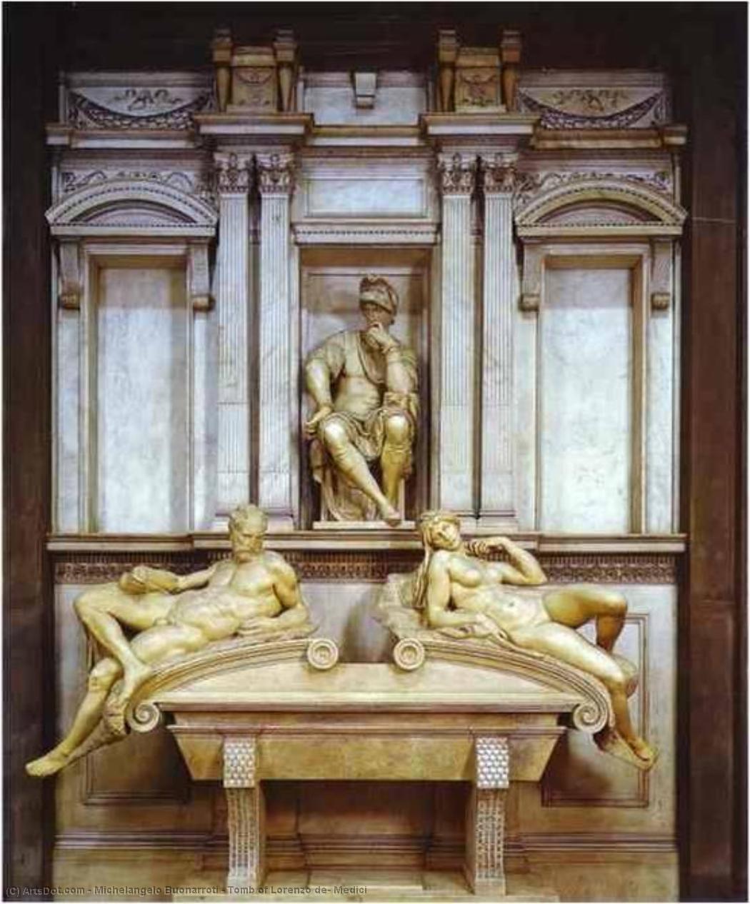 Tomb Of Lorenzo De' Medici — Michelangelo Buonarroti