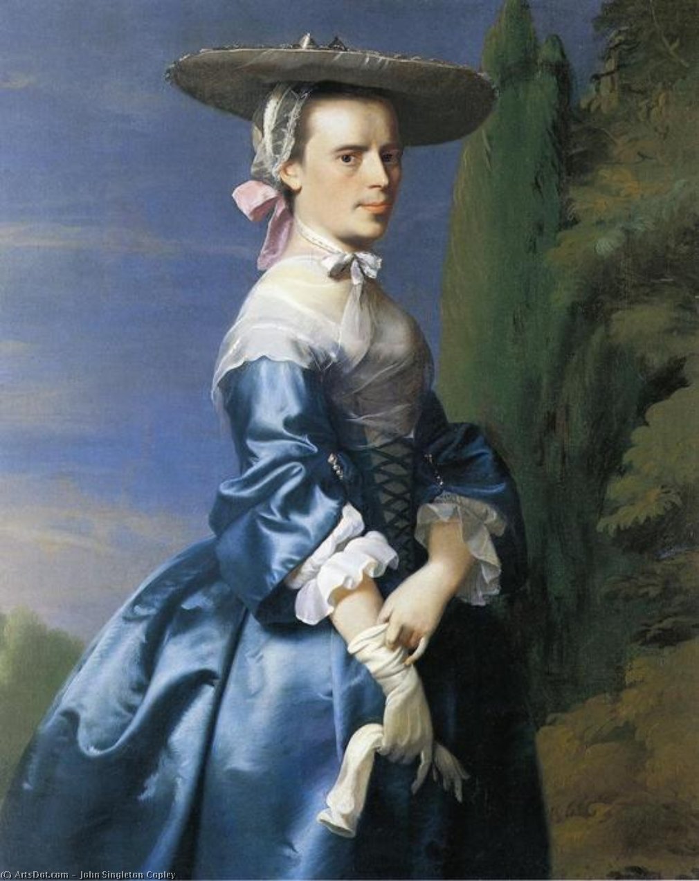 Mrs. Nathaniel Allen (sarah Sargnet) — John Singleton Copley