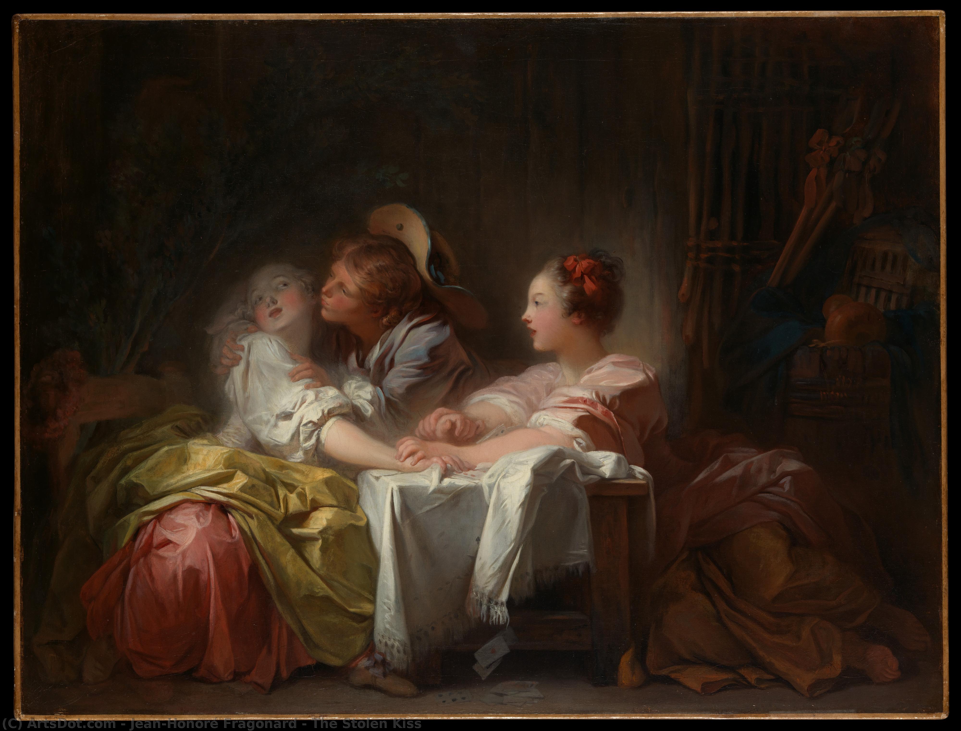 The Stolen Kiss — Jean-honoré Fragonard