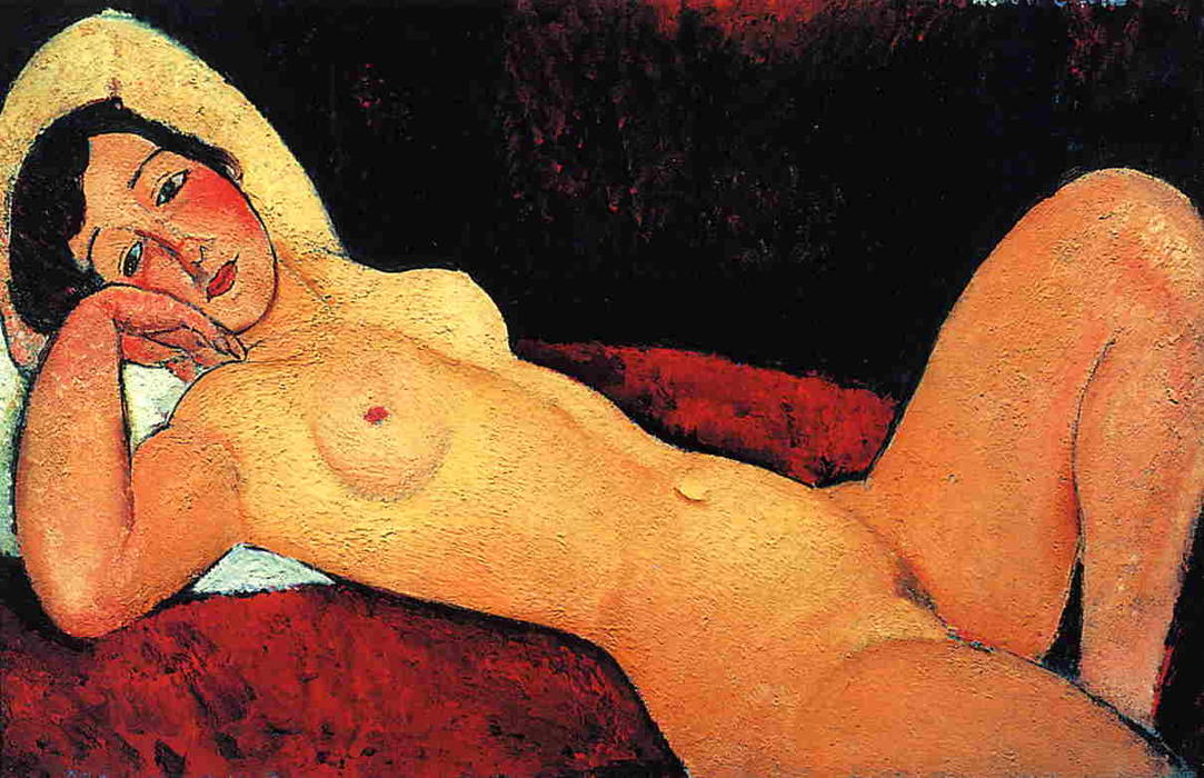 Reclining Nude (also Known As La Reveuse) — Amedeo Clemente Modigliani
