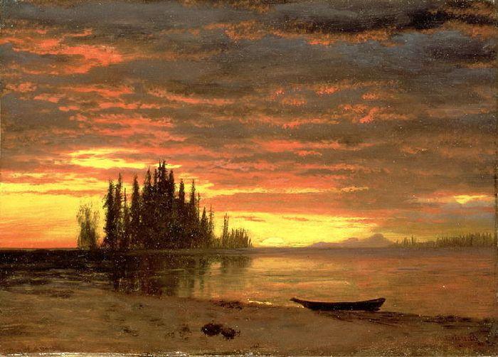 California Sunset — Albert Bierstadt