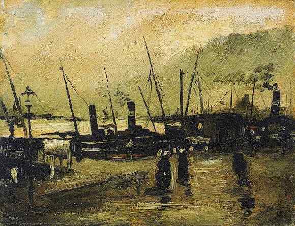 De Ruijterkade In Amsterdam, The — Vincent Willem Van Gogh