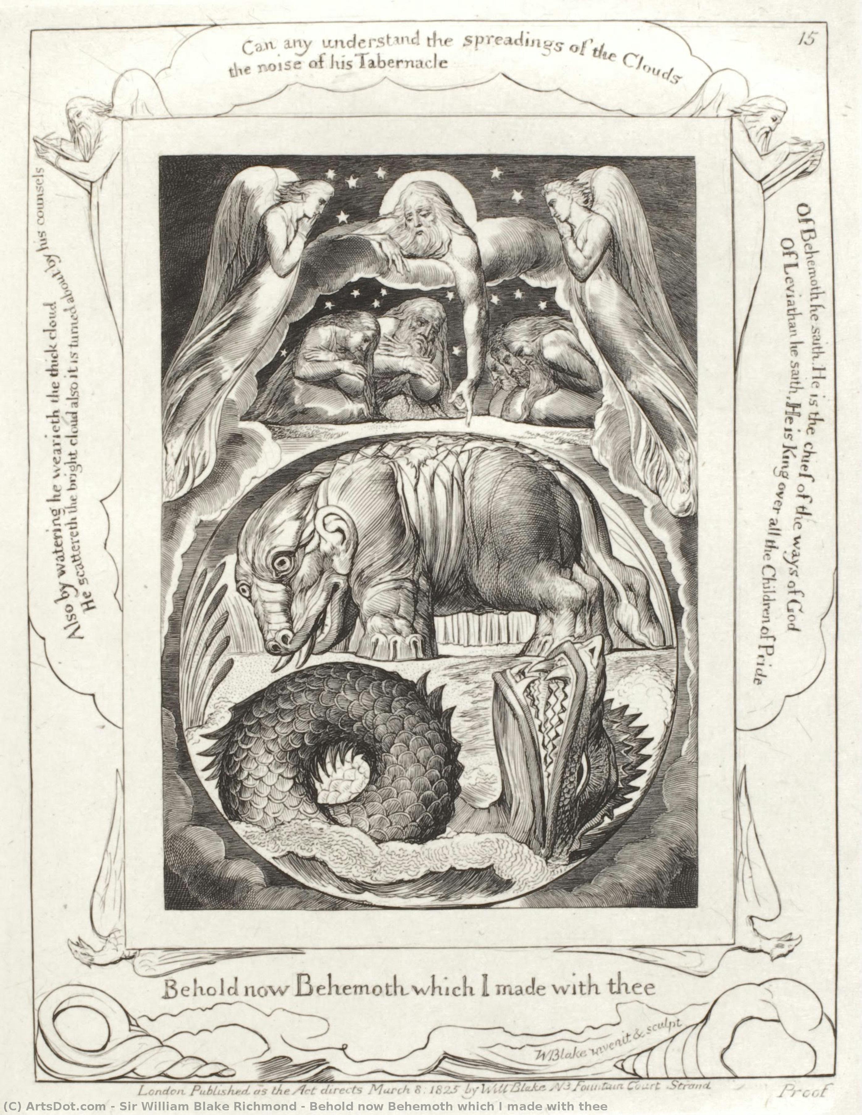 Behold Now Behemoth Which I Made With Thee — Sir William Blake Richmond