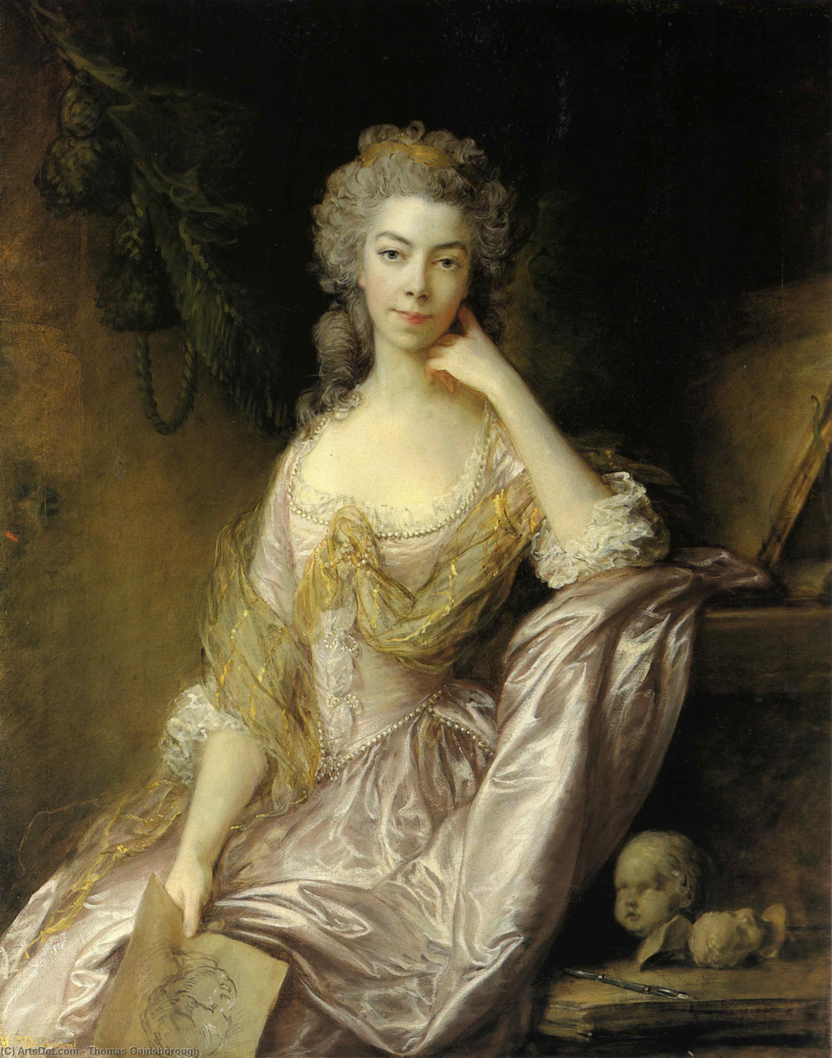 Portrait Of Mrs. Drummond — Thomas Gainsborough