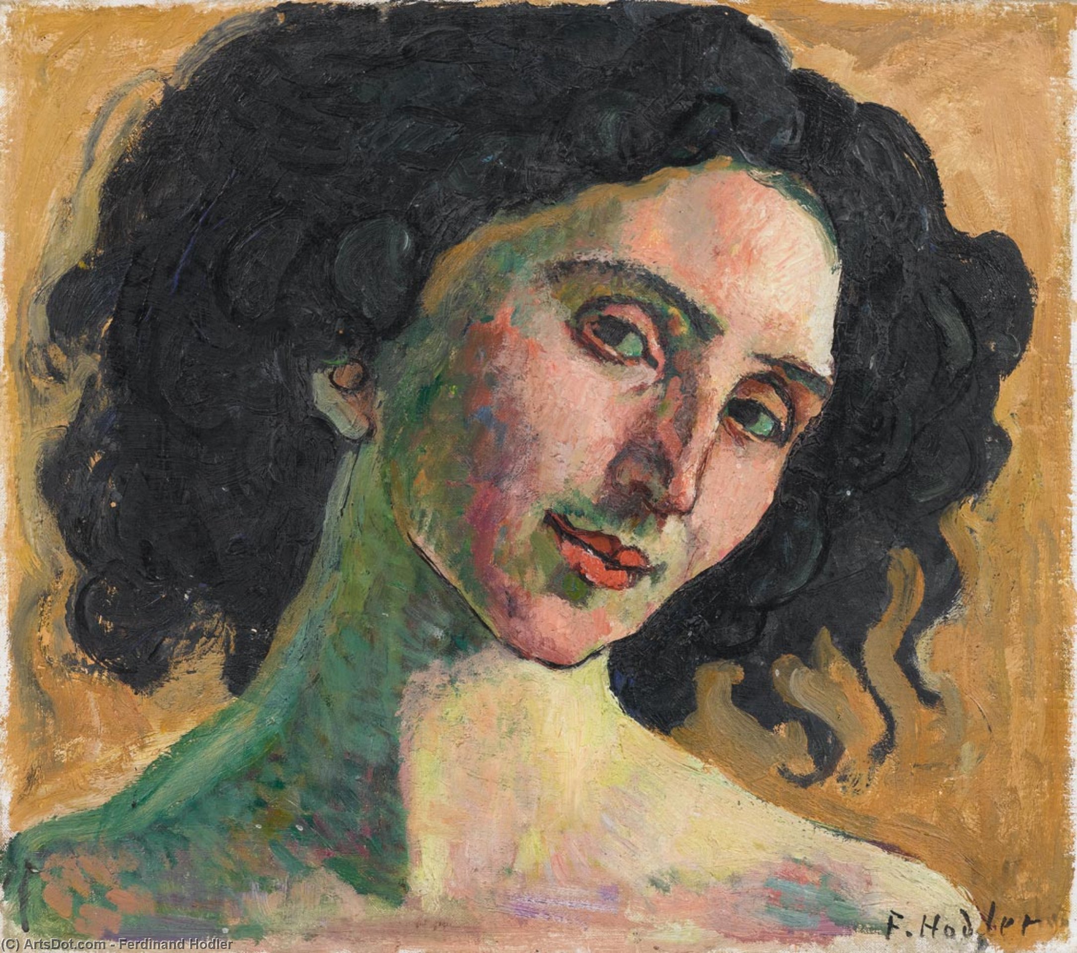 Portrait Of Giulia Leonardi — Ferdinand Hodler