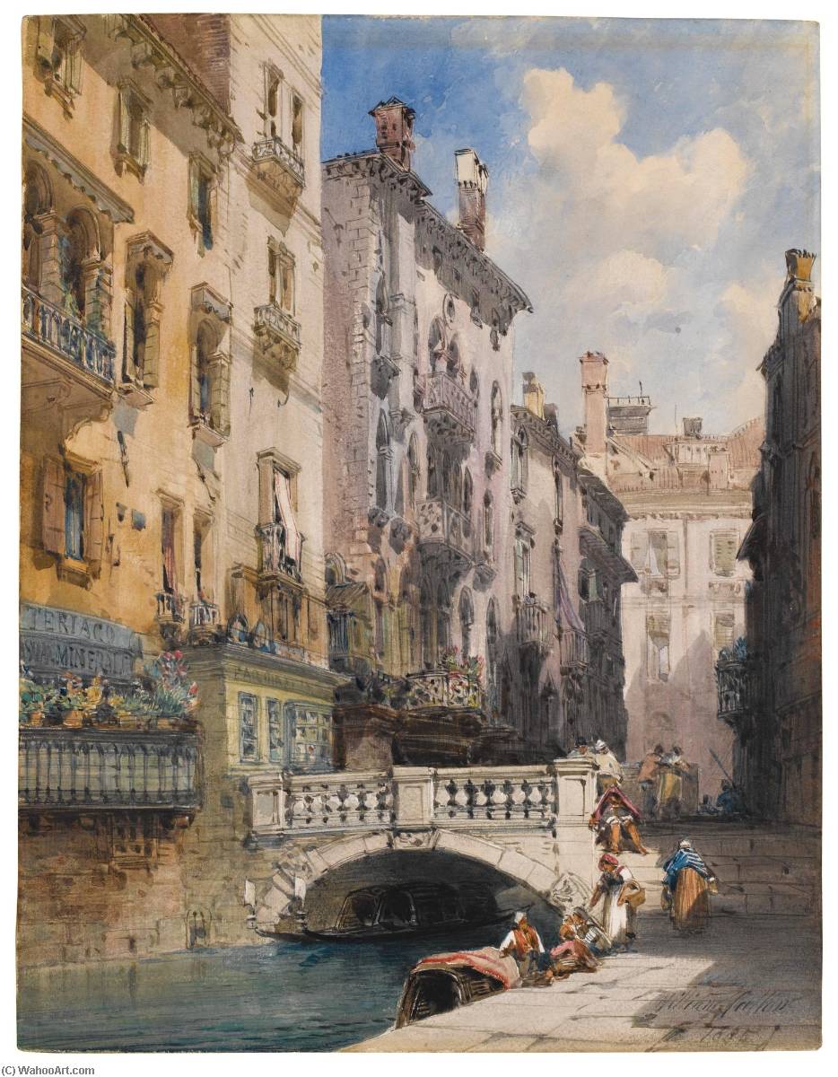 Canal Barataria, Venice — William Callow