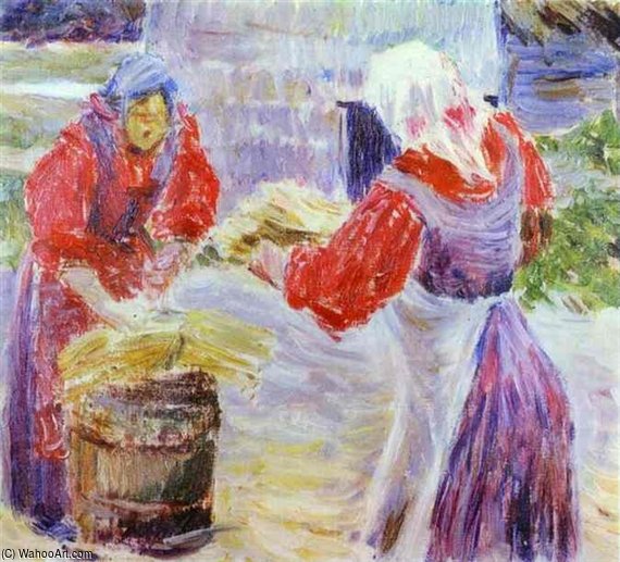 Peasant Women — Victor Borisov Mtov
