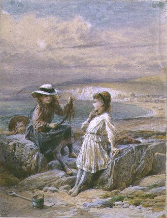 Two Girls And A Boy With Seaweed — William Stephen Coleman