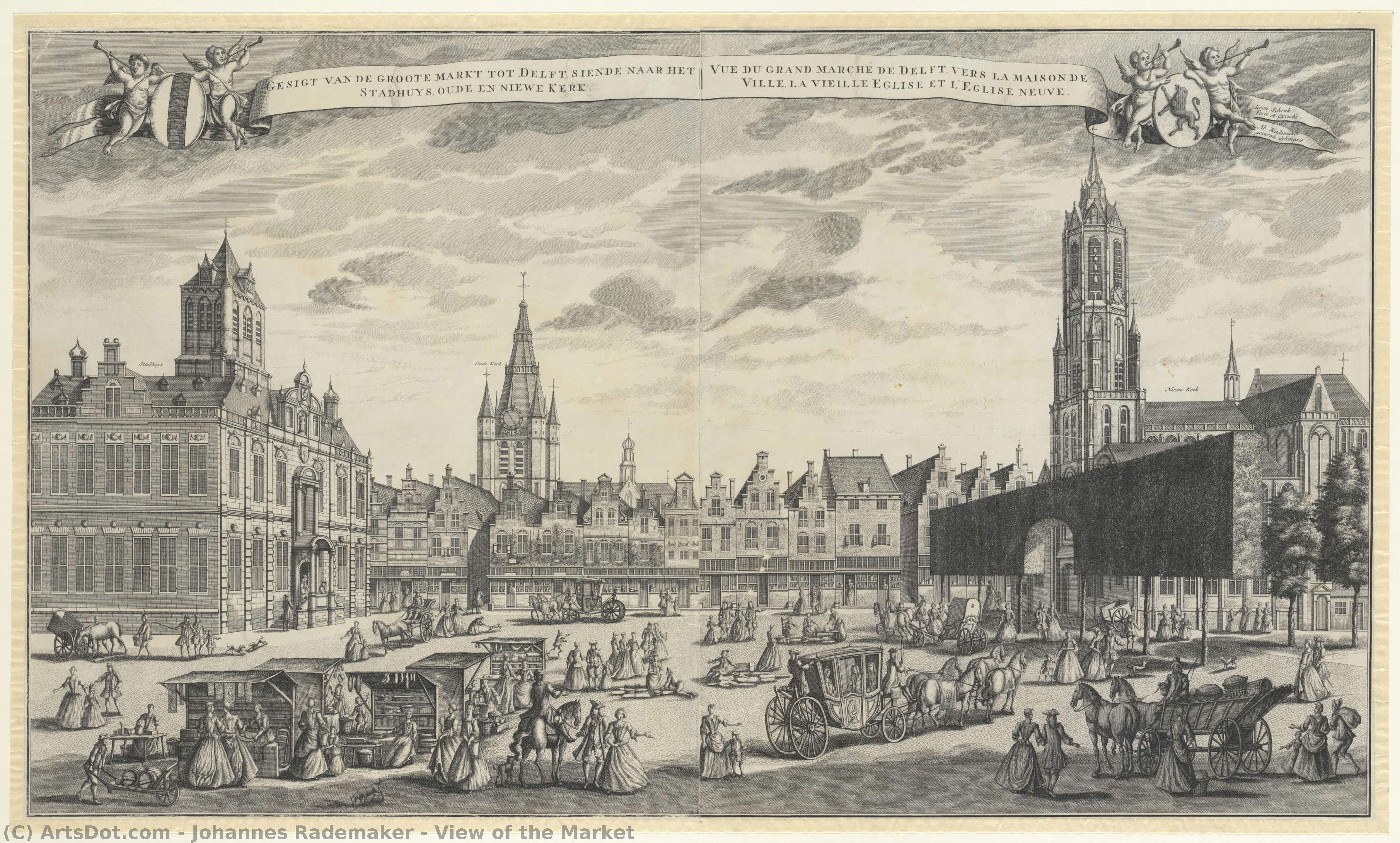 View Of The Market — Johannes Rademaker