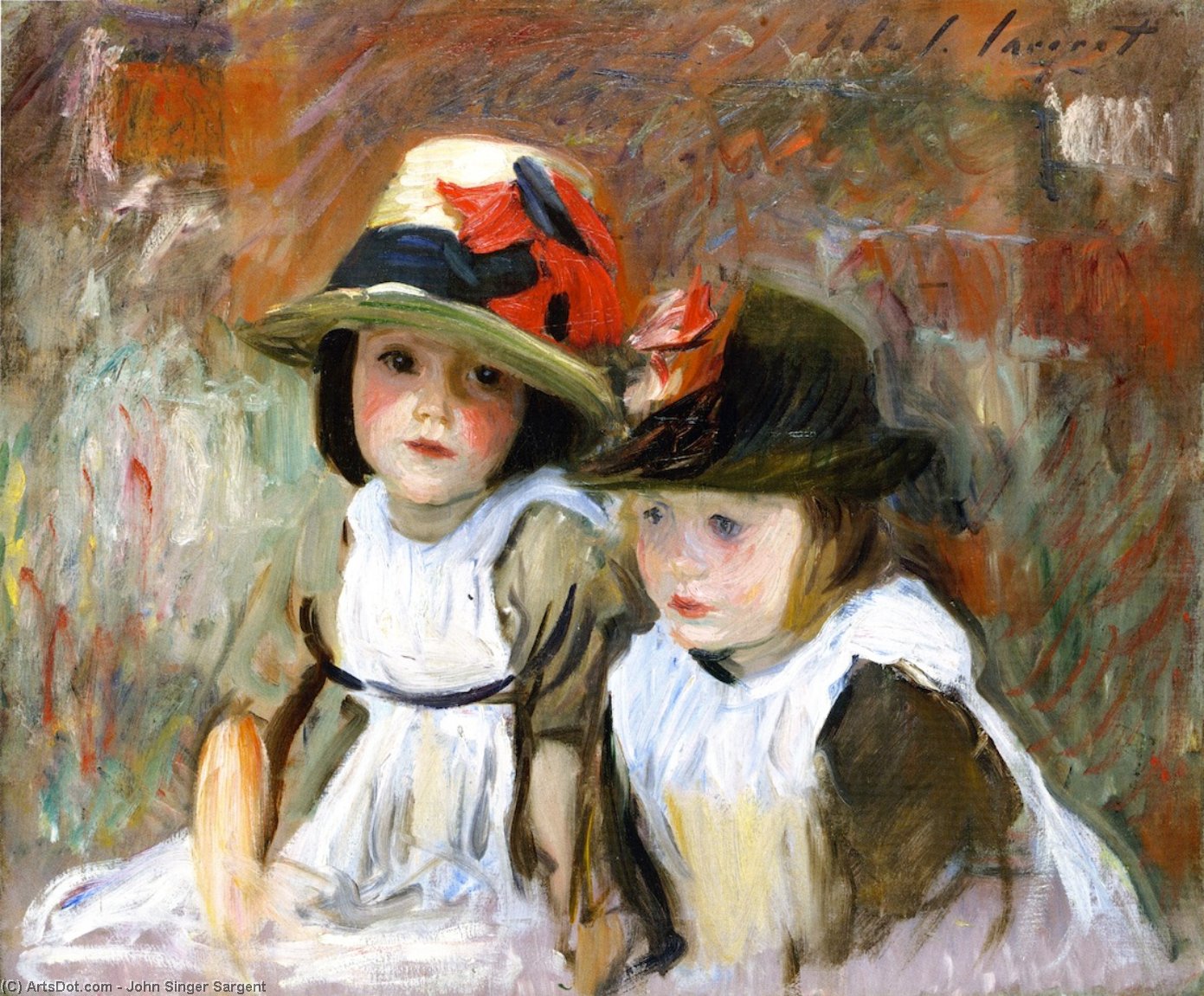 The Village Children — John Singer Sargent