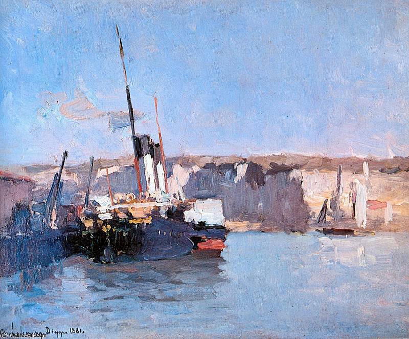 Dieppe Vapeur Amarre — Albert-charles Lebourg