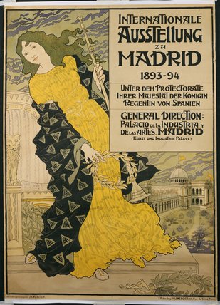 Poster Advertising 'internationale Austellung — Eugène Samuel Grasset