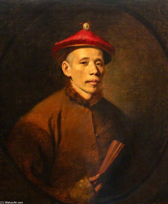Portrait Of A Chinese Mandarin — John Hamilton Mortimer