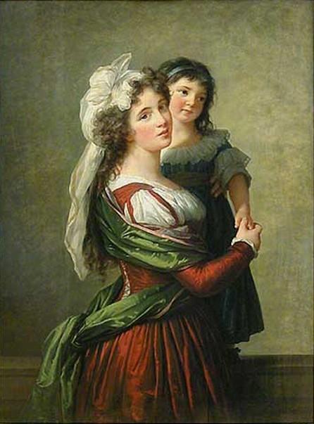 Ms. Rousseau And Her Daughter — Louise Élisabeth Vigée Le Brun