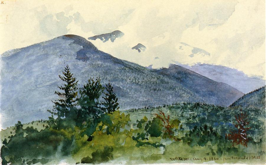 White Mountains From Fernald's Hill — Charles De Wolf Brownell