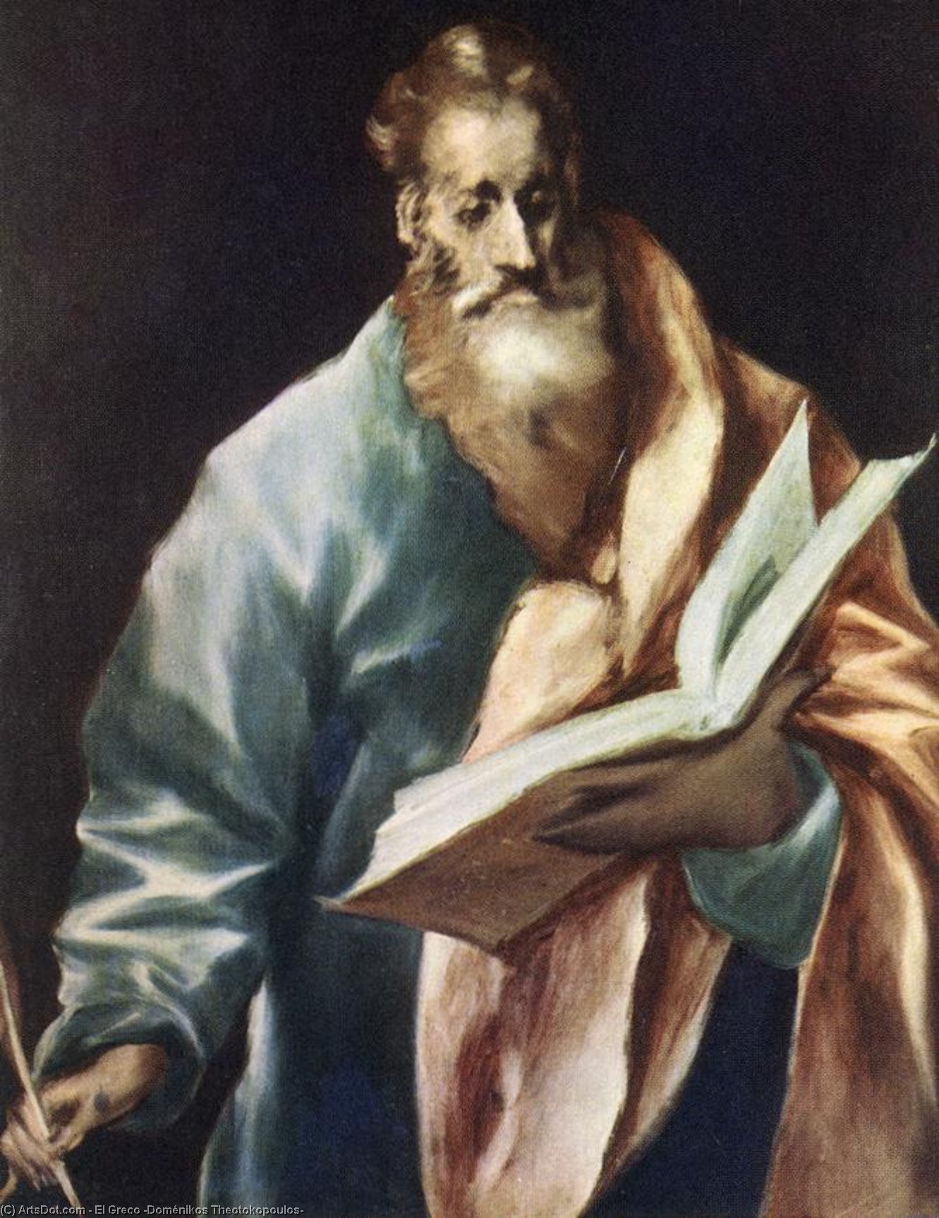 Apostle St. Matthew — El Greco
