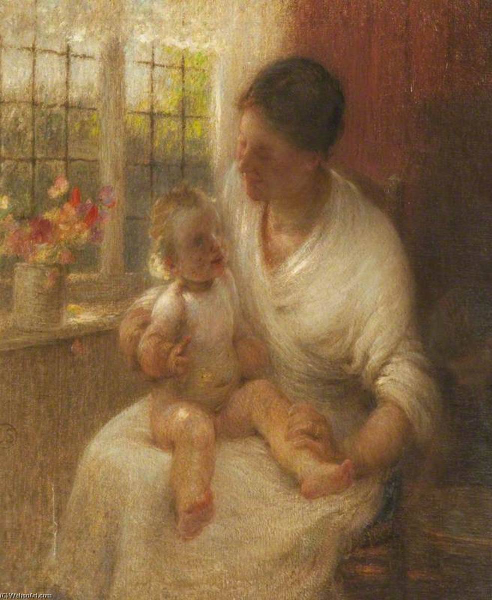 A Cottage Madonna — William Edward Stott