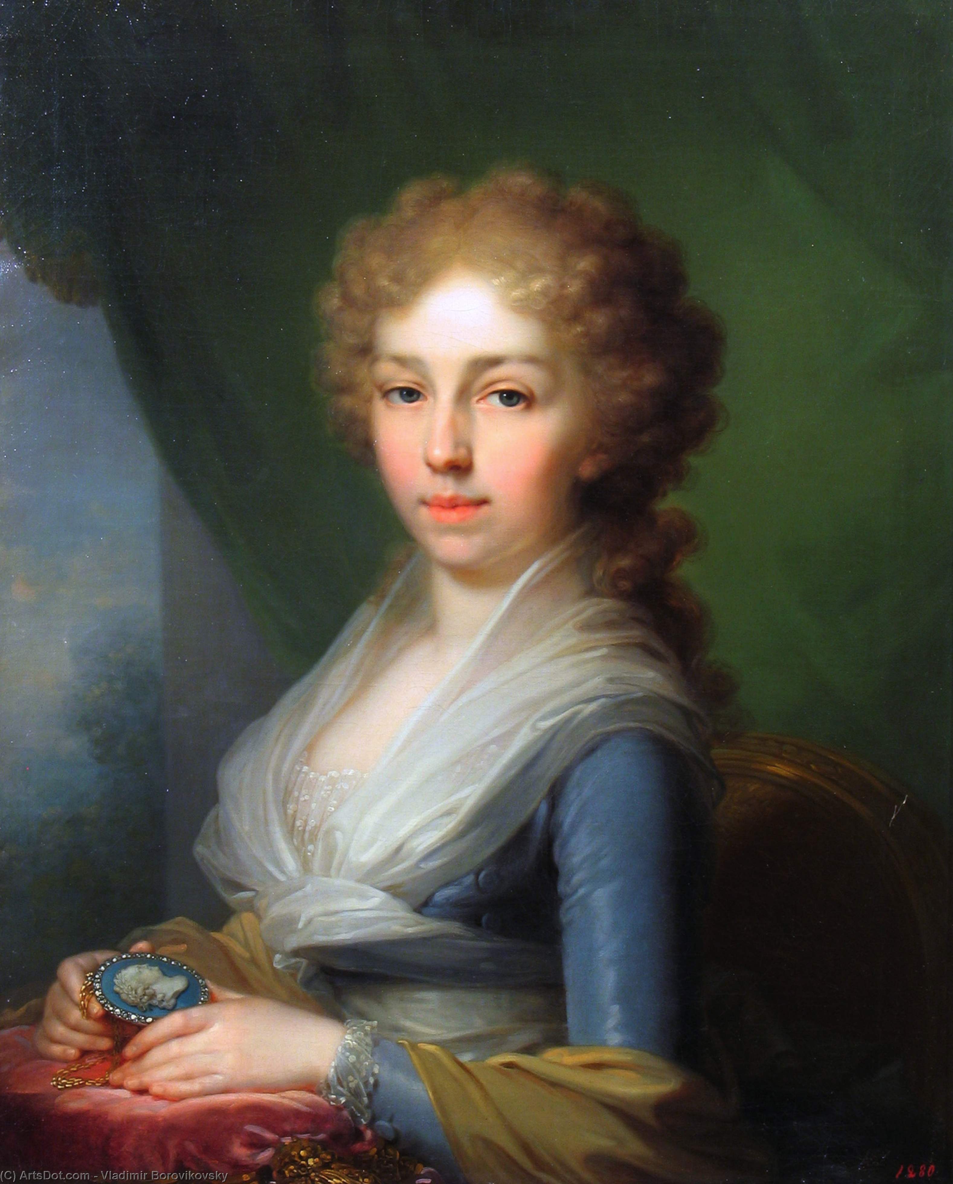 Portrait Of Empress Elisabeth Alexeievna — Vladimir Lukich Borovikovsky