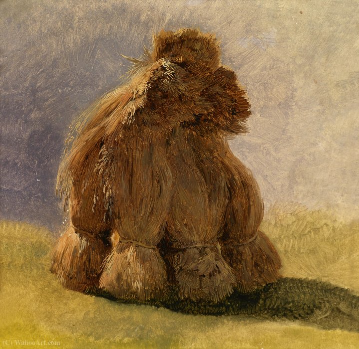 The Sheaves Of Straw — Friedrich Gauermann