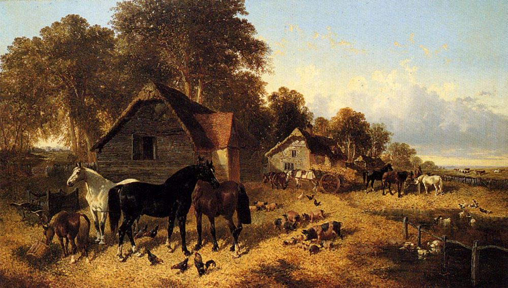 A Flourishing Farmyard — John Frederick Herring Junior