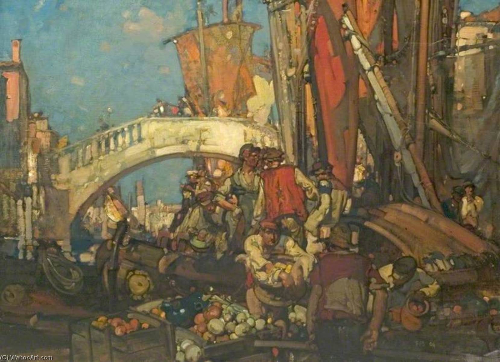 Una Escena Veneciana — Frank Brangwyn