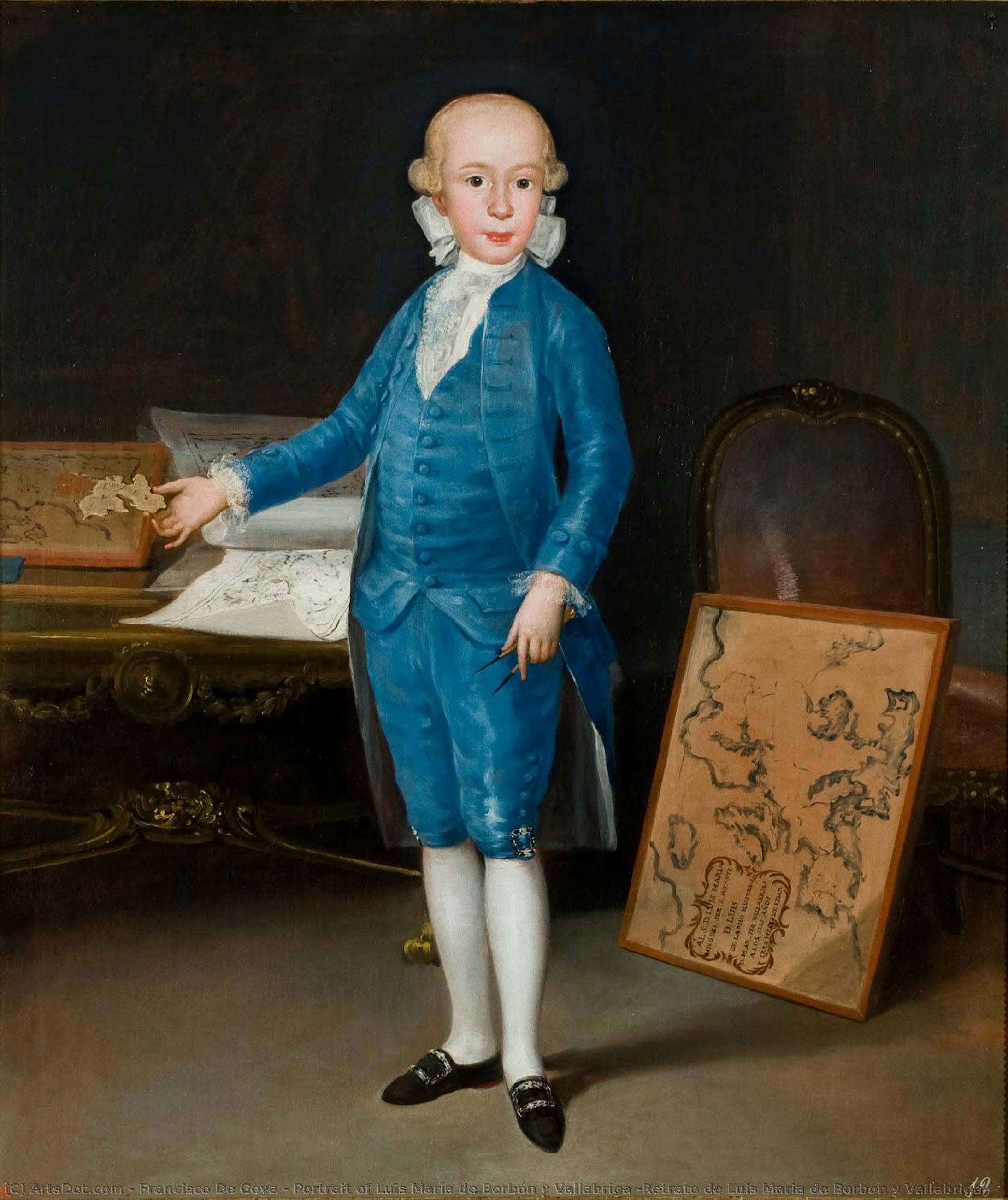 Portrait Of Luis María De Borbón Y Vallabriga (retrato De Luis Maria De Borbon Y Vallabriga) — Francisco José De Goya Y Lucientes