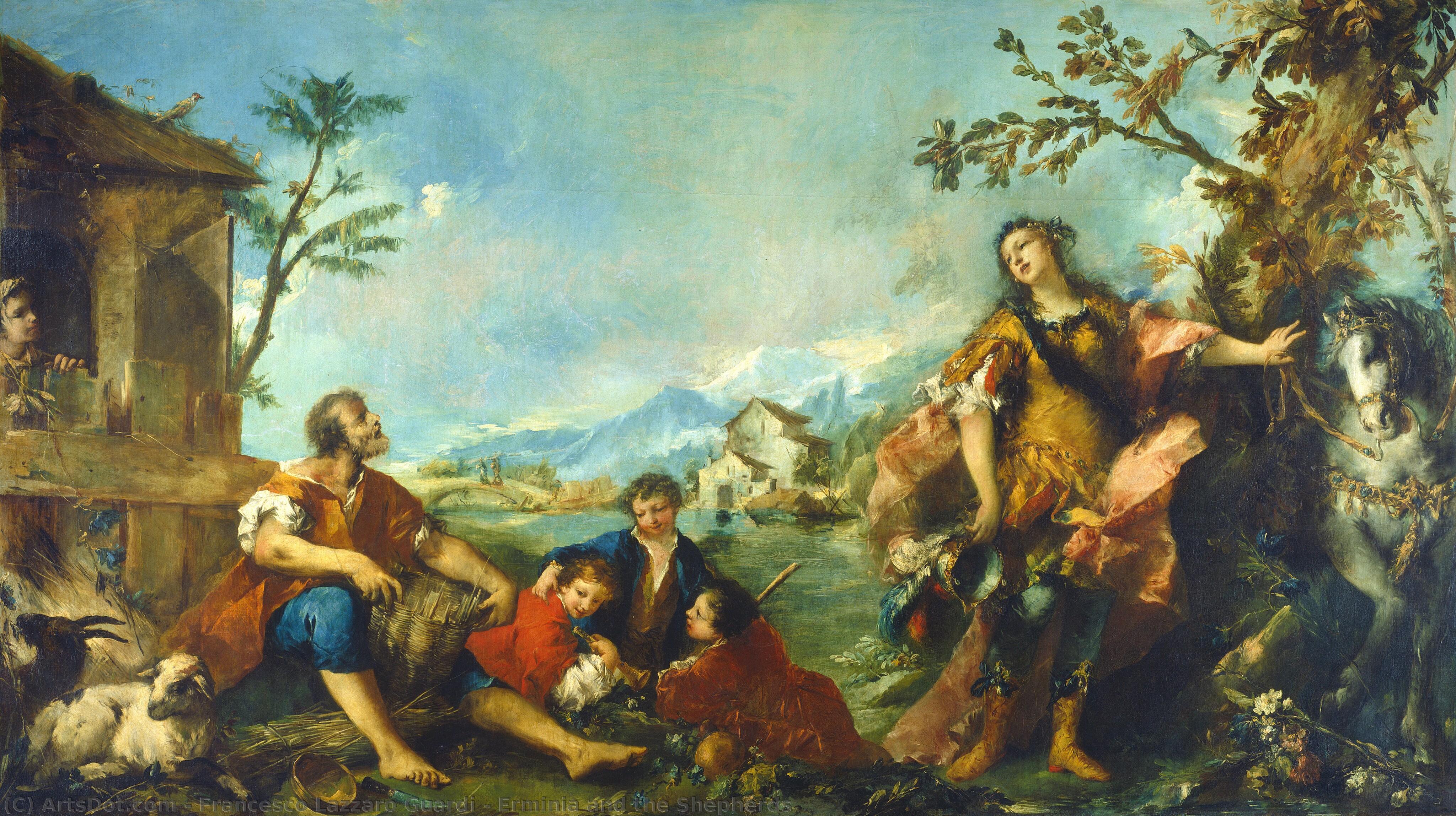 Erminia And The Shepherds — Francesco Lazzaro Guardi