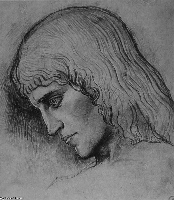 Study For The Head Of `oedipus — Gustave Moreau