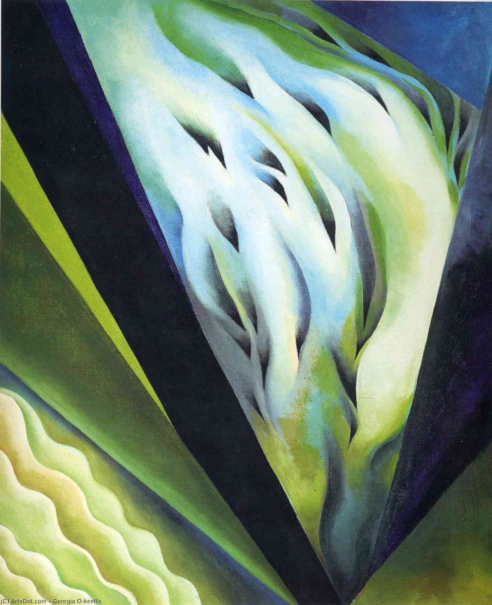 Blue And Green Music — Georgia O'keeffe