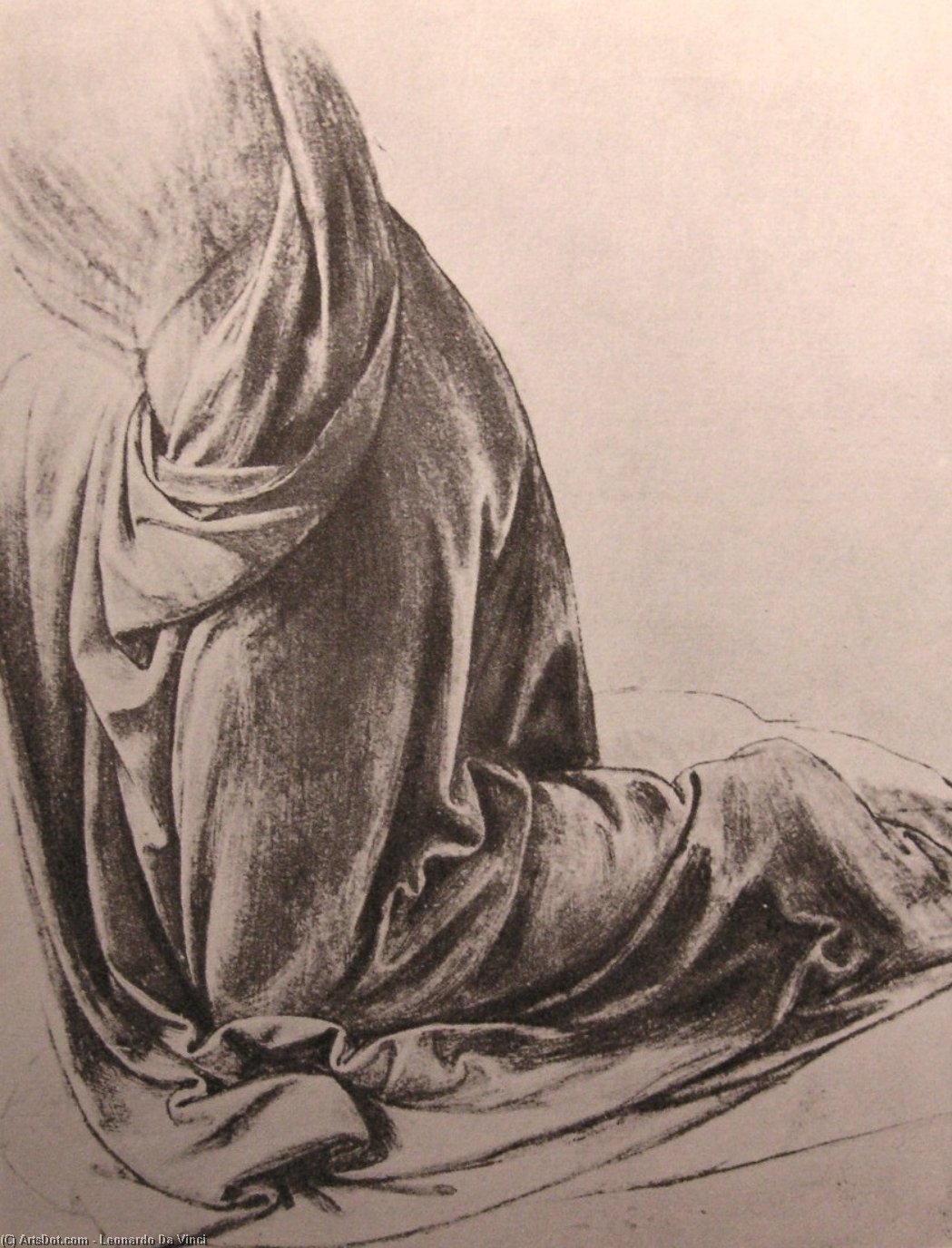 Drawing Of Drapery — Leonardo Da Vinci