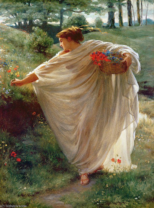 Wild Blossoms — Sir Edward John Poynter
