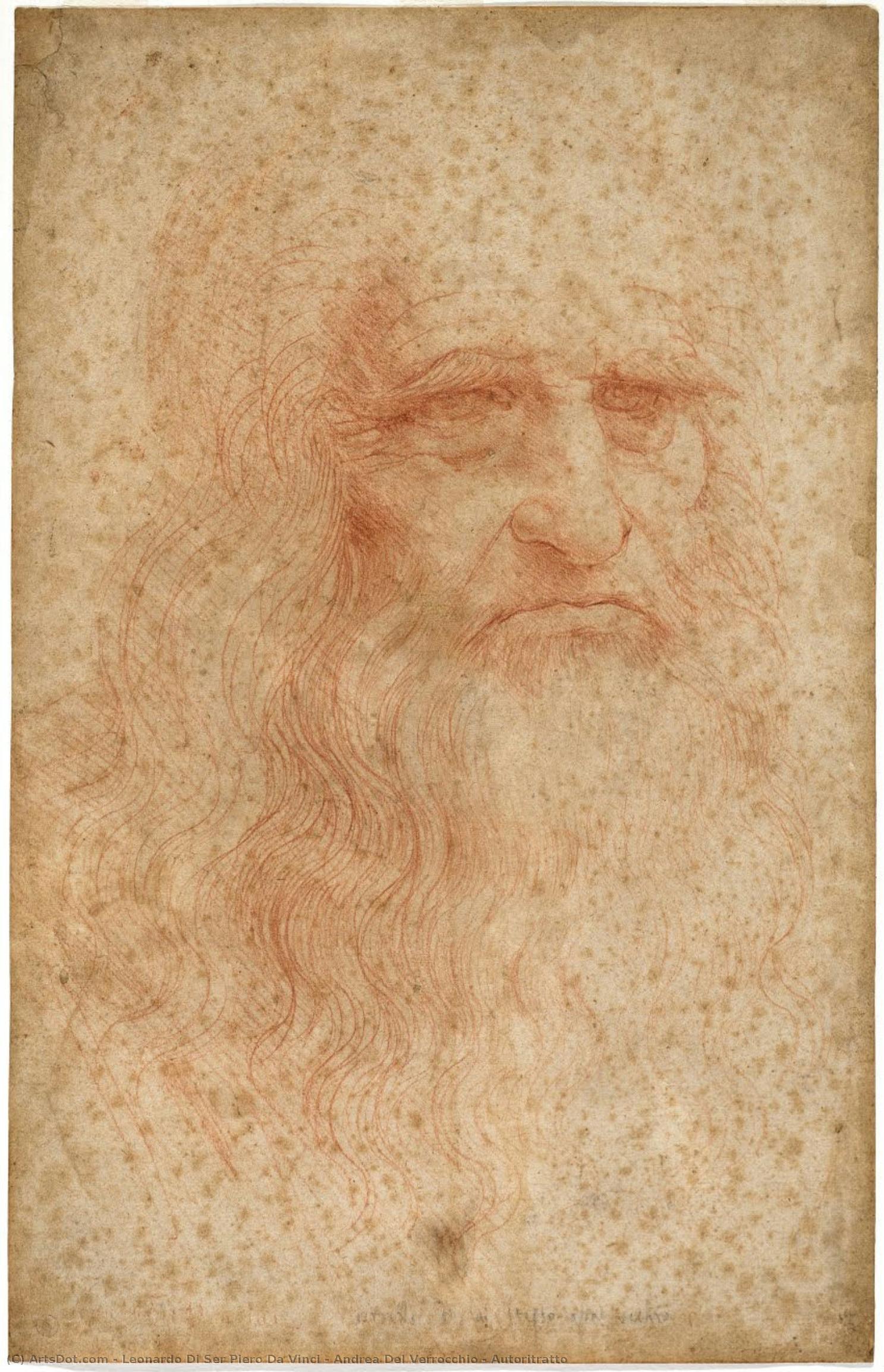 Autoritratto — Leonardo Di Ser Piero Da Vinci & Andrea Del Verrocchio