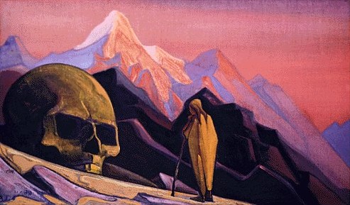 Issa And The Skull Of The Giant Sketch — Nicholas Roerich