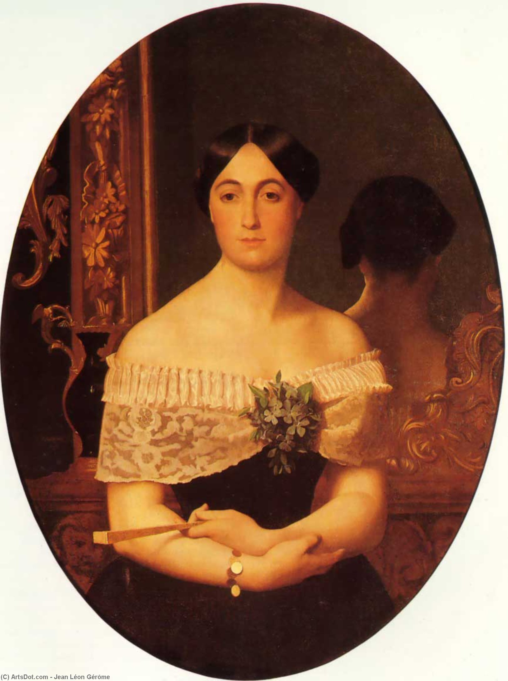 Portrait Of A Lady 2 — Jean-léon Gérôme