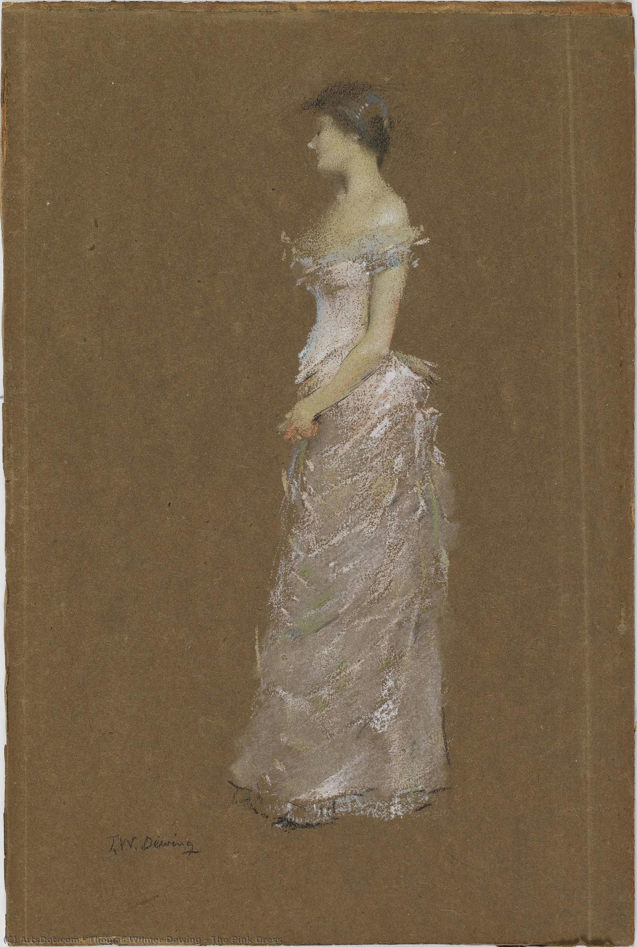 The Pink Dress — Thomas Wilmer Dewing