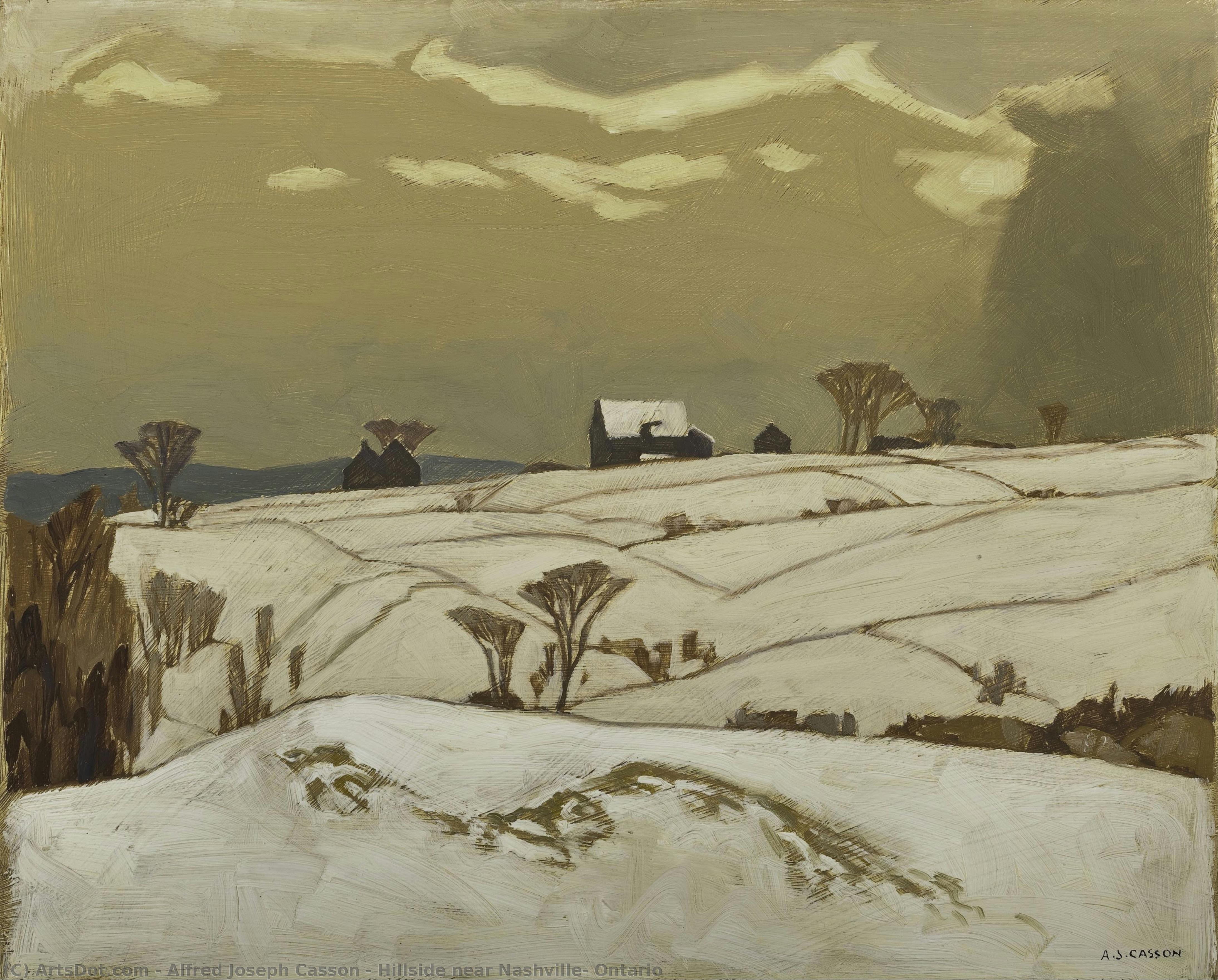 Hillside Near Nashville, Ontario — Alfred Joseph Casson
