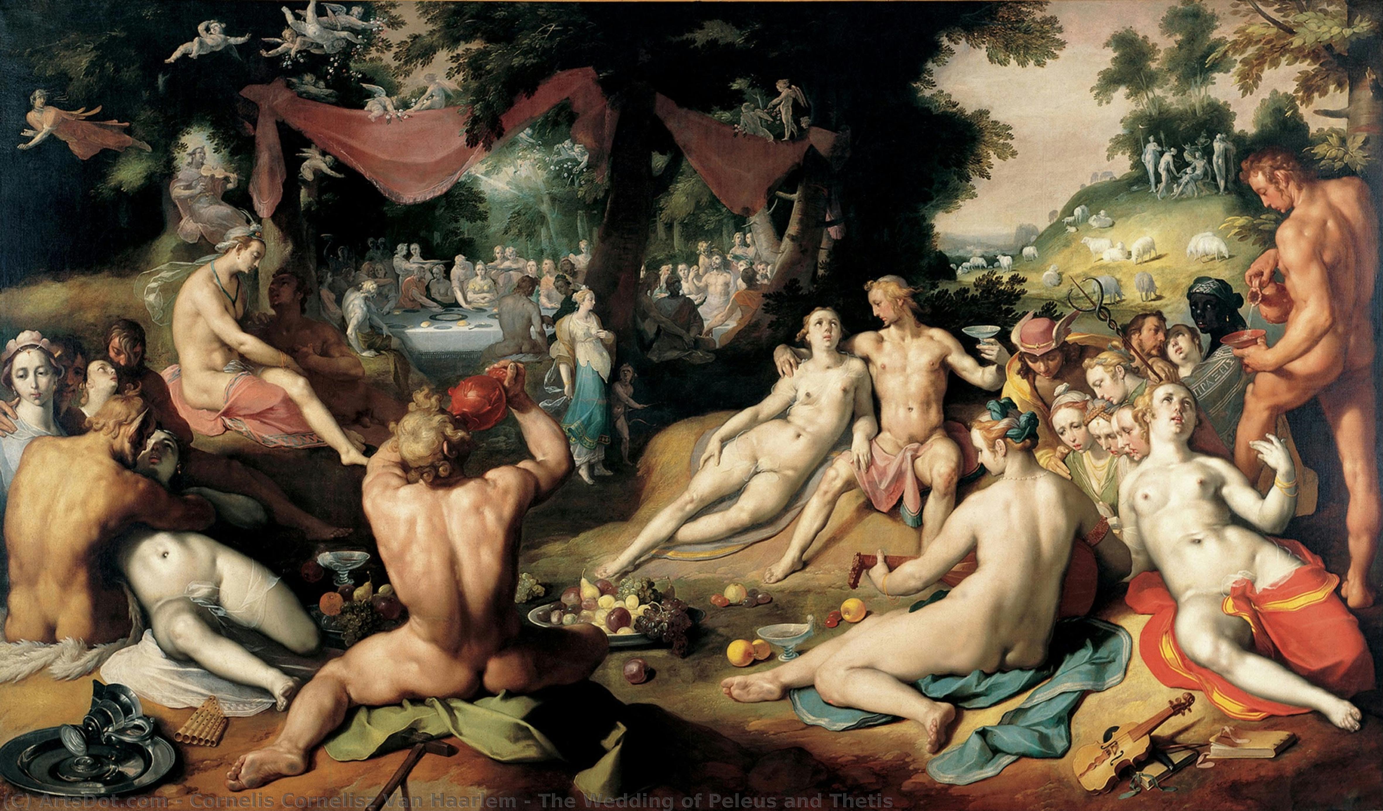 The Wedding Of Peleus And Thetis — Cornelis Cornelisz Van Haarlem