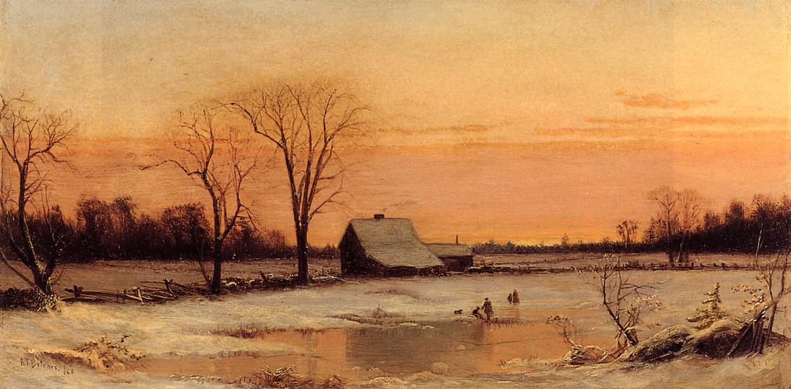 Winter Landscape — Alfred Thompson Bricher