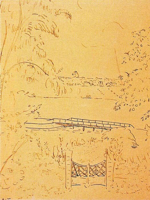 Samois. La Puerta Del Jardín — Albert Marquet