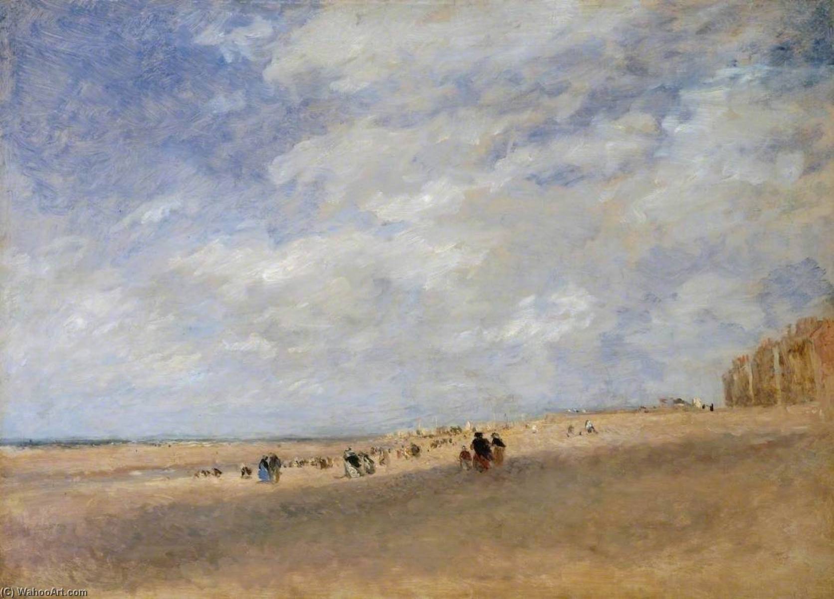 Rhyl Sands — David Cox The Elder