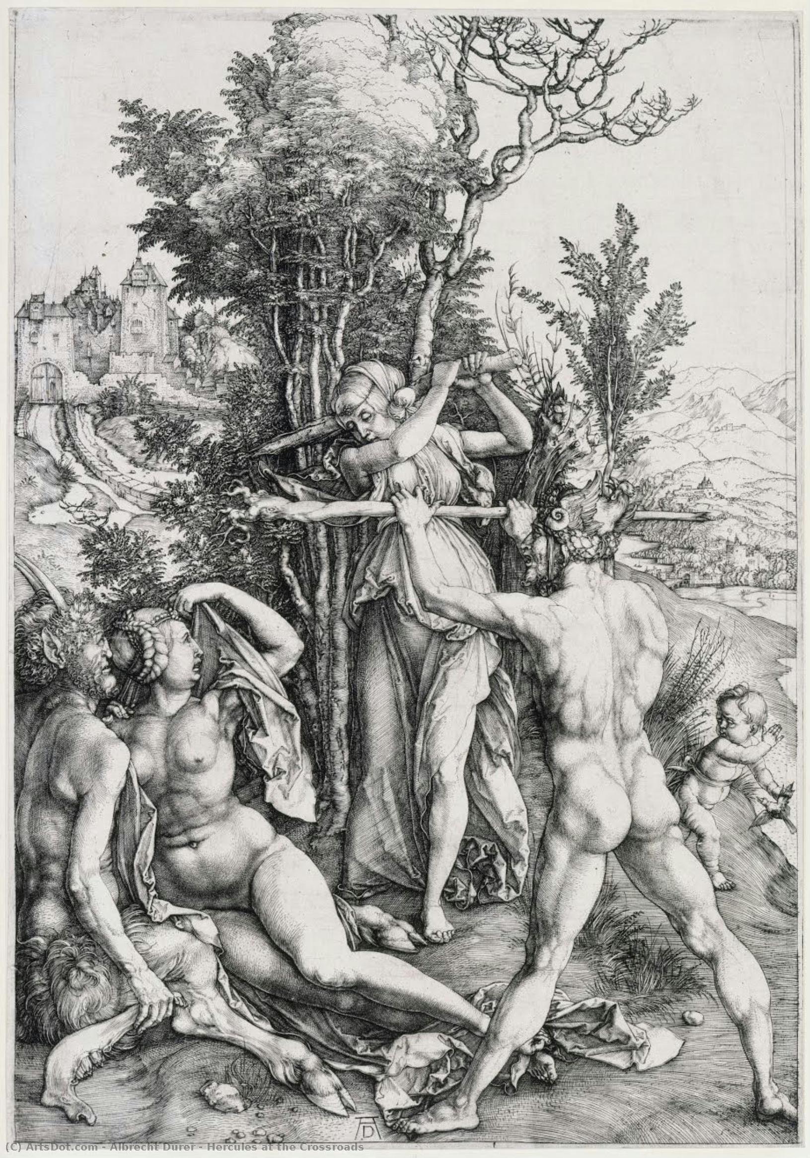 Hercules At The Crossroads — Albrecht Dürer