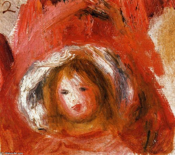 Girl With Hat — Pierre-auguste Renoir