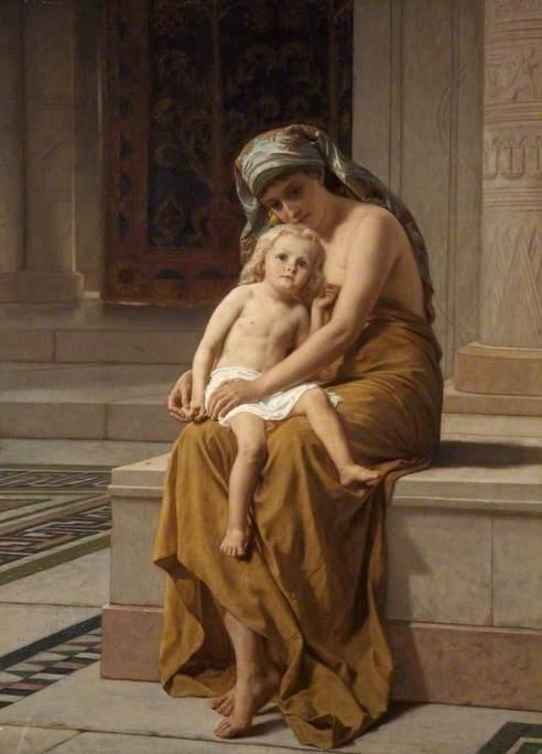 Egyptian Woman And Child — Frederick Goodall