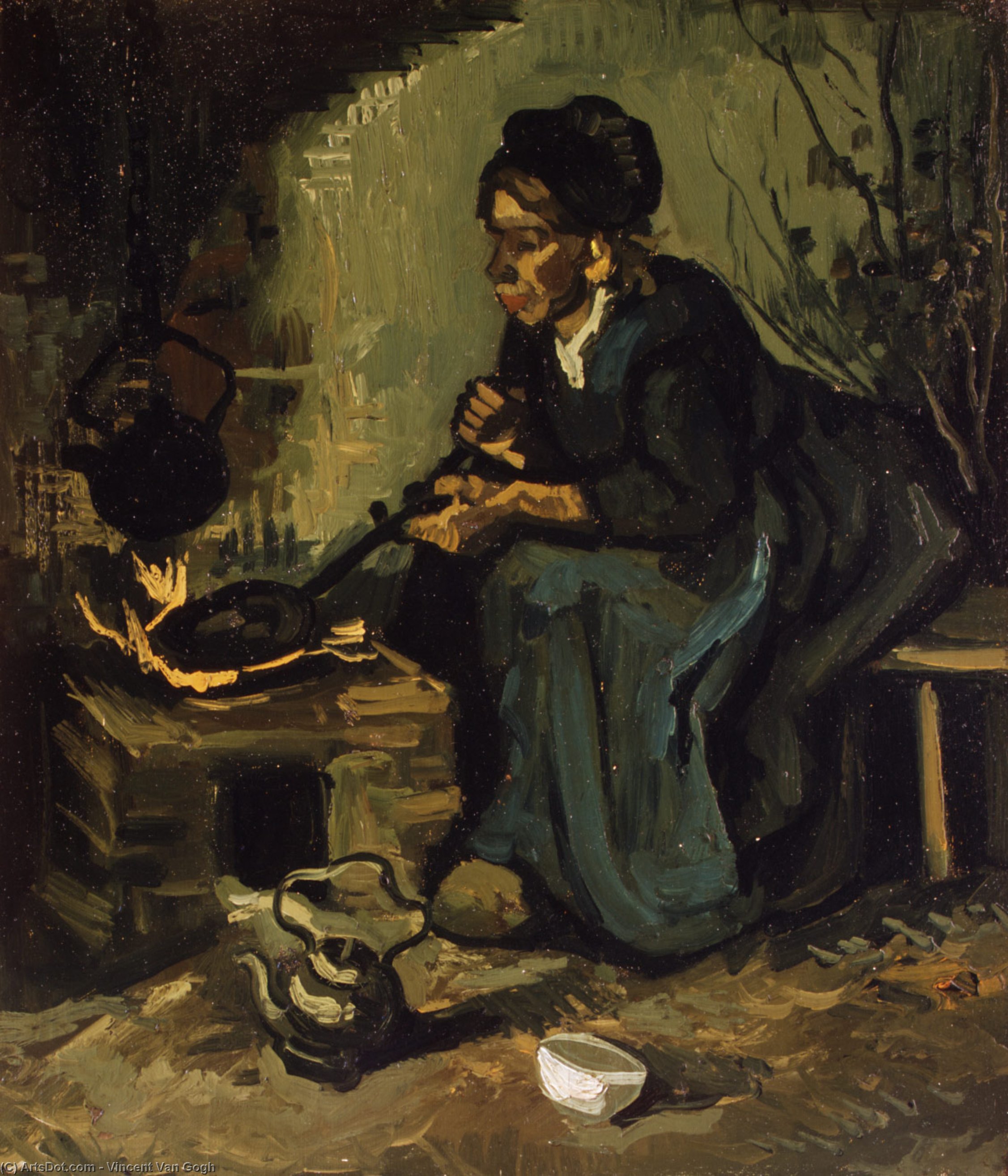 Frau Am Kamin — Vincent Willem Van Gogh